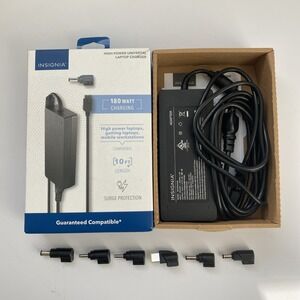 Insignia - 180W High Power Universal Laptop Charger - NS-PWL9180
